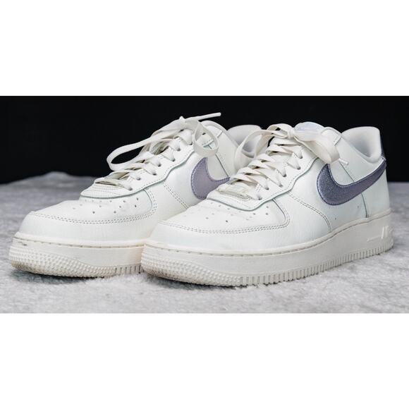 Nike Air Force 1 '07 Sail Oxygen Purple Sneakers Womens Size 10 DV7470-100 - Picture 13 of 13